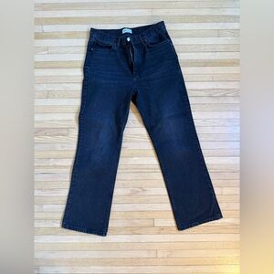 Zara Women's Straight Leg Black Jeans